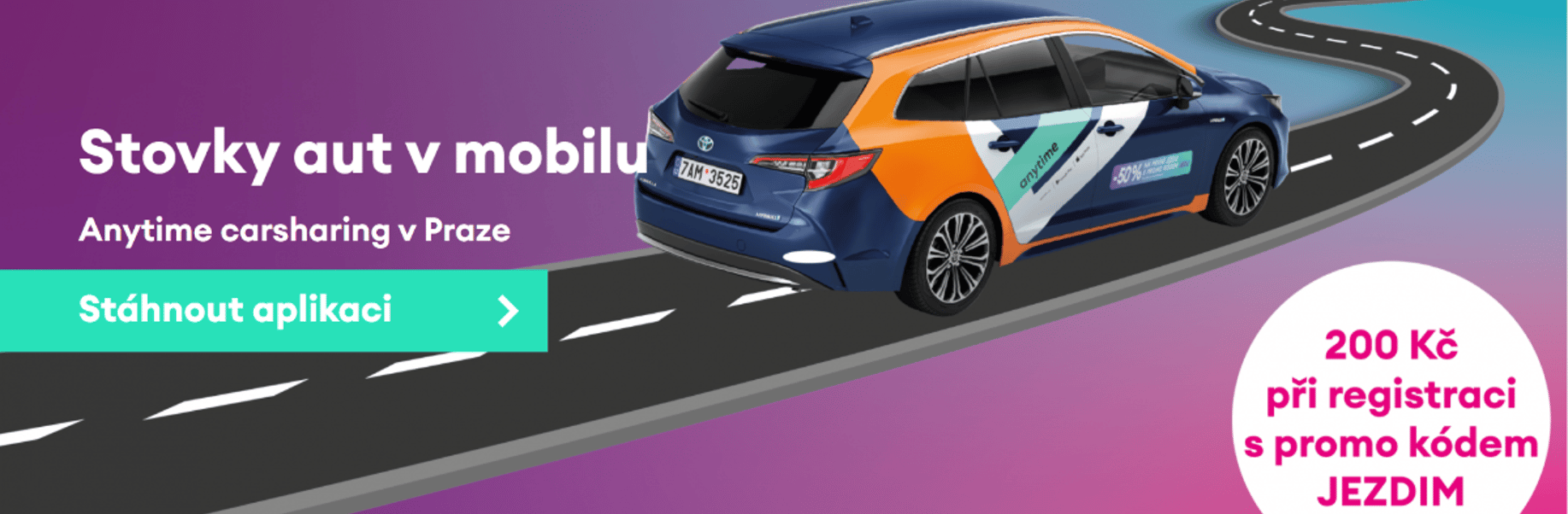 Anytime Carsharing CZ - Cover photo